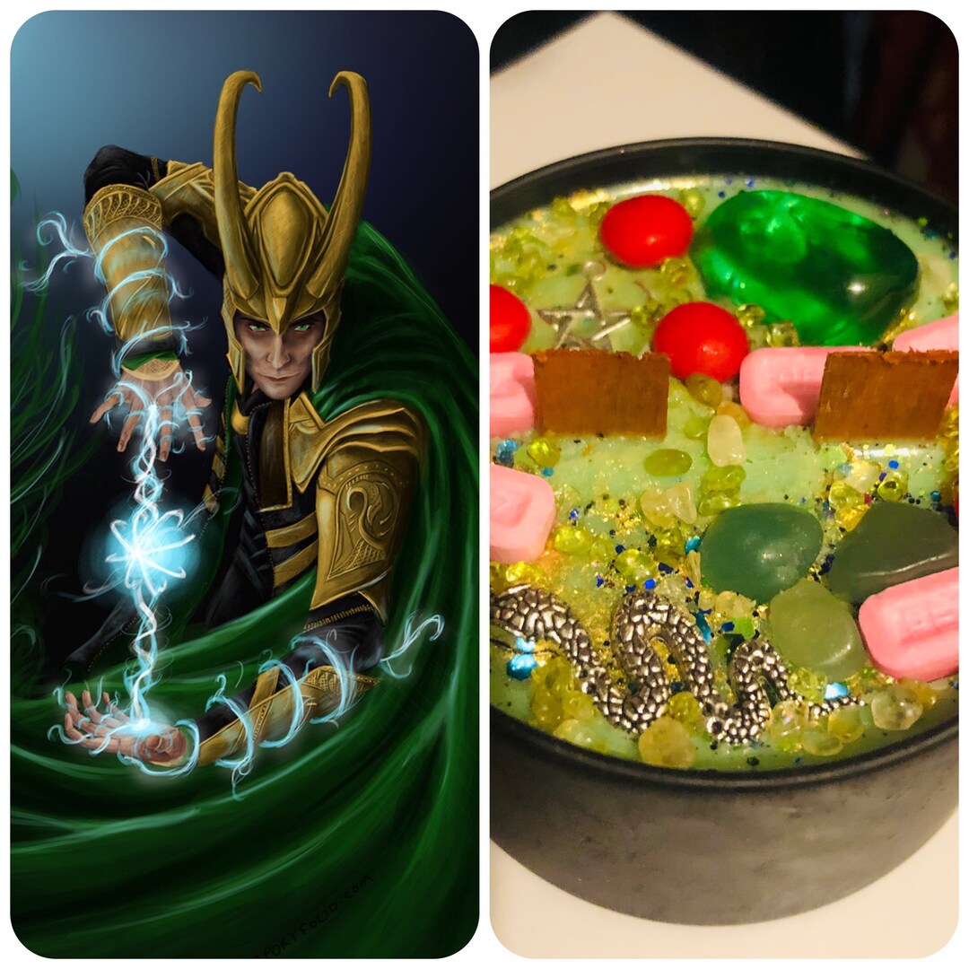 Loki Offering Candle Etsy