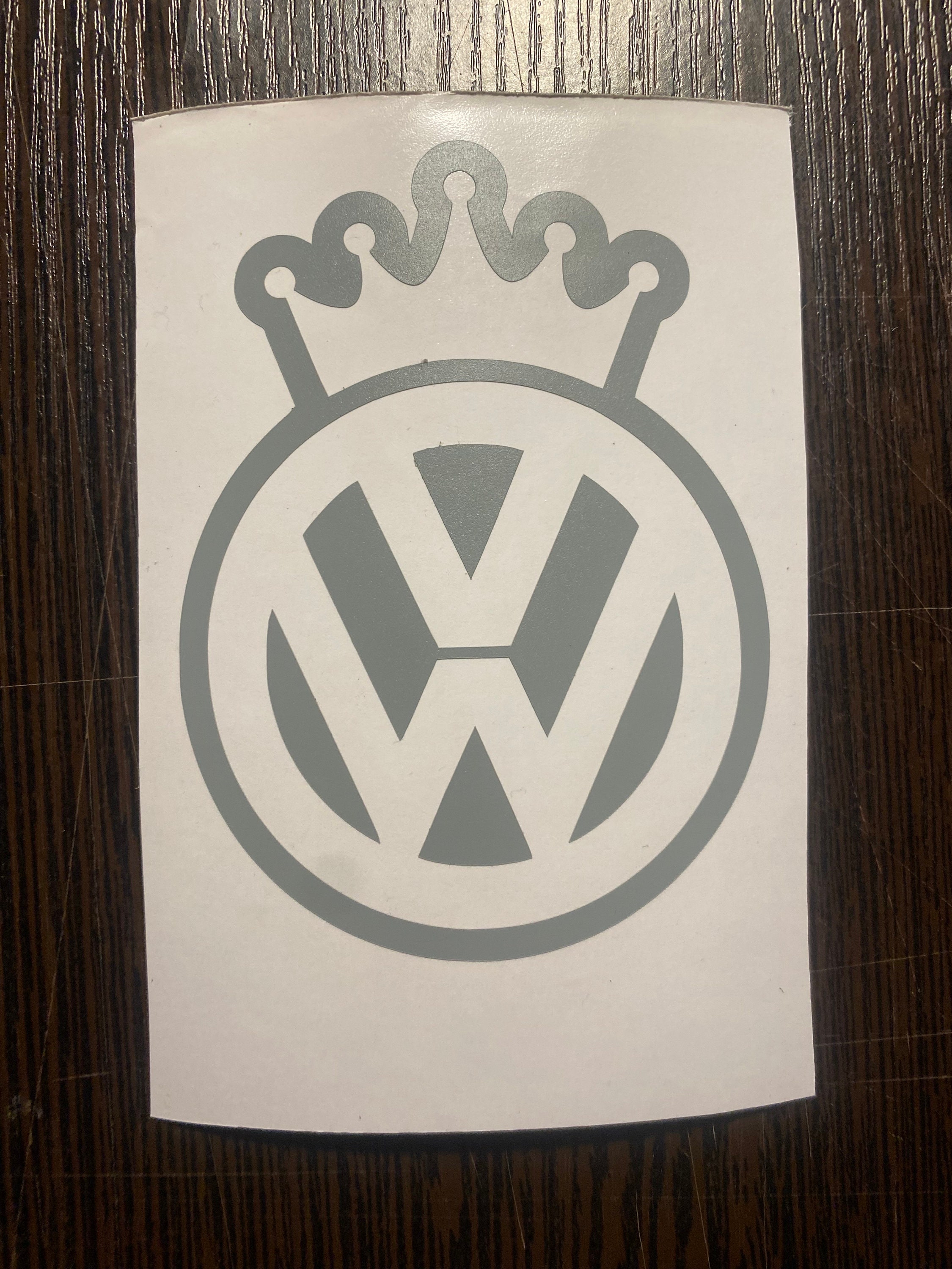 VW Aufkleber mit Logo und Salamander