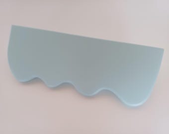 Wavy shelf "Mini Saari", Curvy Shelf, colorful shelf, funky shelf, wall decoration, curved shelf, estante curvo