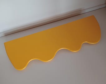 Wavy shelf "Saari", Curvy shelf, colorful shelf, Funky shelf, wavy shelf, storage, special shelf, unique shelf
