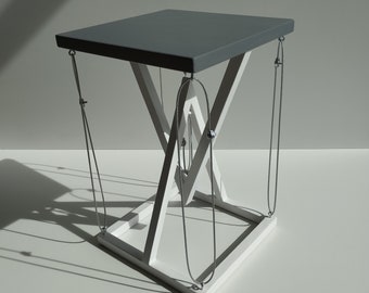Floating table (tensegrity table, floating table, magic table, wobbly table, impossible table, floating table, incredible table)