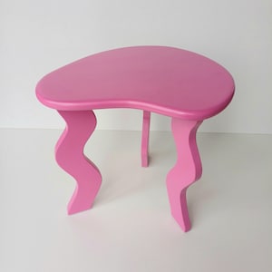 Side table &quot;Fanni&quot;, coffee table, coffee table, bedside table, flower table, modern table, design table, curvy table