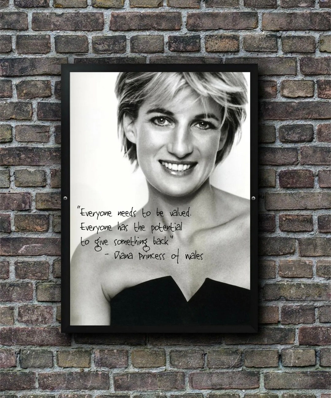 Princess Diana A4 Poster and Prints Art Prints Framed - Etsy