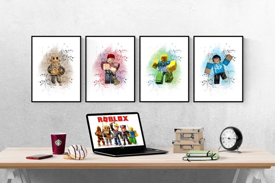 Roblox A4 Poster and Prints Art Prints Framed Wall Art - Etsy UK