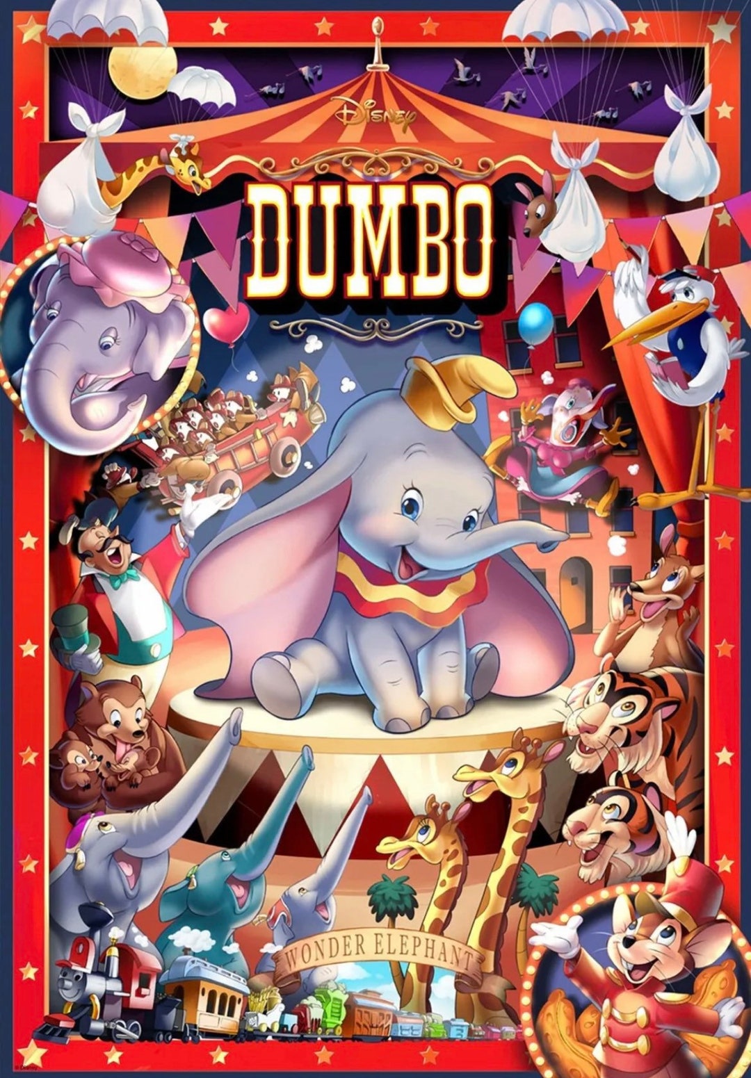 Dumbo Movie A2/A3 Poster and Prints Art Prints Framed - Etsy