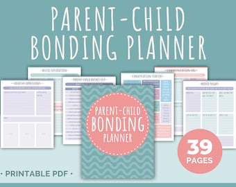 Printable Parent-Child Bonding Planner | Printable Parenting Plan | Printable Parenting Binder | Printable Parenting Planner