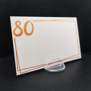 Tischkärtchen Geburtstag Party 80. Geburtstag Feier Fest Familie Freunde Verwandte Bekannte Namenskarten Tischkarten Name Party Feiern
