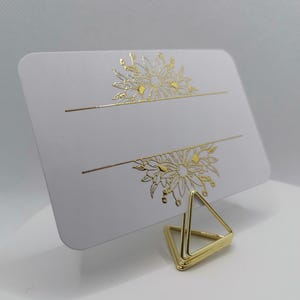 Hochwertige Tischkärtchen Platzkarten Namenskarten Tischkarten Karten mit Goldfolienprägung originell einzigartig außergewöhnlich edel