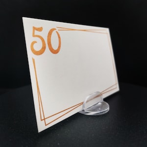 Tischkärtchen Geburtstag Party 50. Geburtstag Feier Fest Familie Freunde Verwandte Bekannte Namenskarten Tischkarten Name Party Feiern