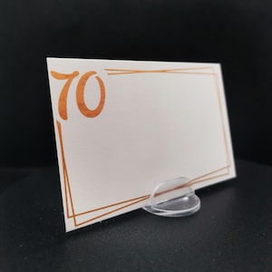 Tischkärtchen Geburtstag Party 70. Geburtstag Feier Fest Familie Freunde Verwandte Bekannte Namenskarten Tischkarten Name Party Feiern