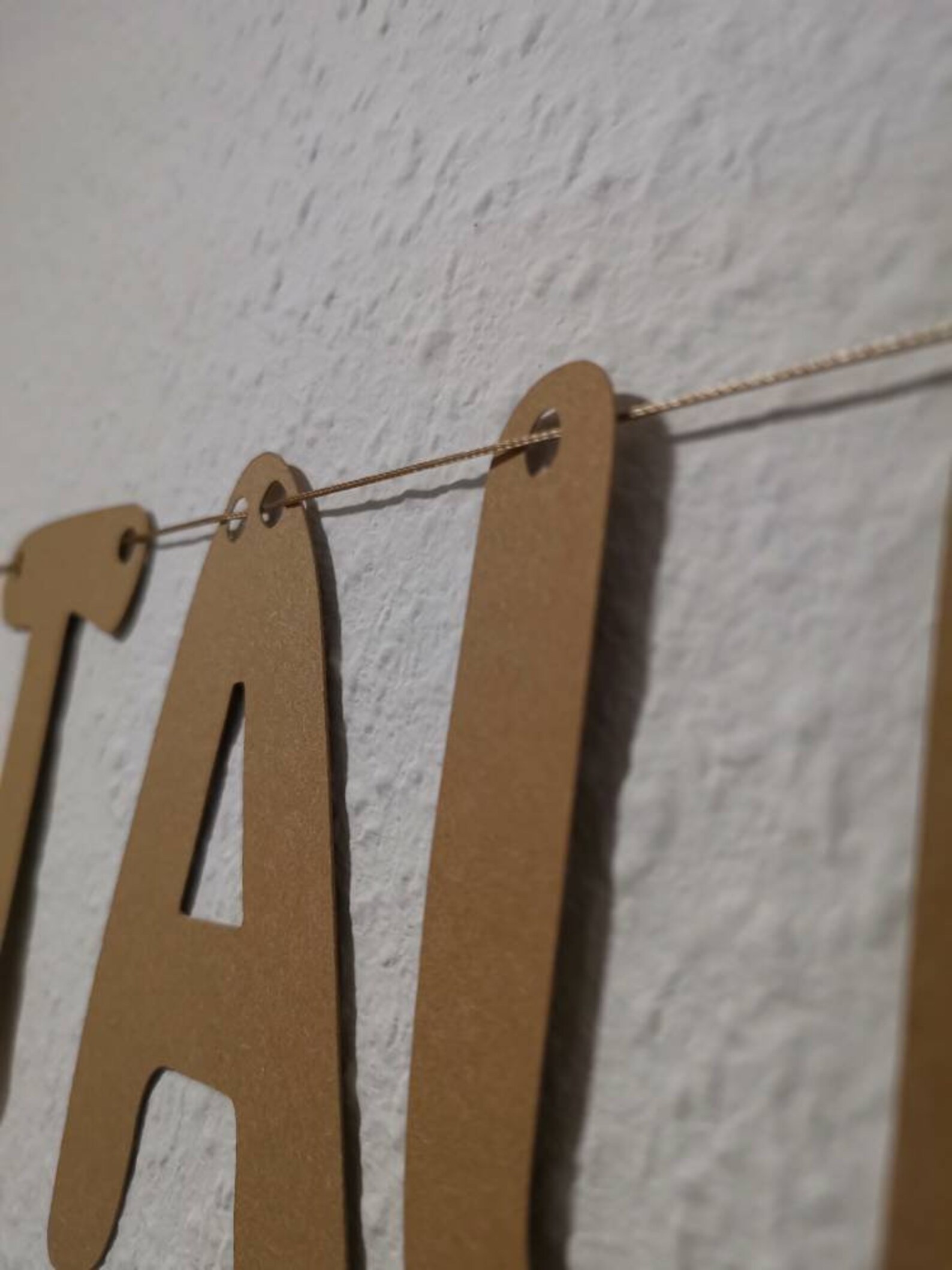 Tauf-Banner „Meine Taufe“ Rosa – Mit 3 M Band, Glitzerpapier, Für Mädchen-Taufe, DIY-Dekoration