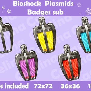 Sub Bioshock Plasmids Badges