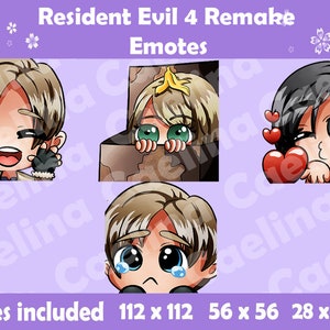 Resident Evil 4 (Remake) Twitch Emotes