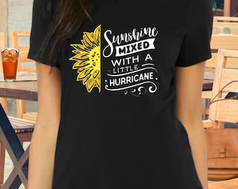Koszulka z grafiką Sunshine Hurricane: Sassy Southern Summer Tee