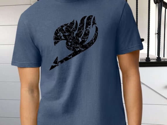 T-shirt Noir Fairy Tail (Fairy Tale) - Motif Graphique Anime - Taille XL - Coton - Occasion Très Bon état