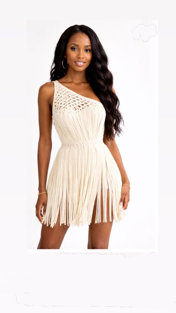 boho one shoulder dress One Shoulder Jacquard Maxi Dress