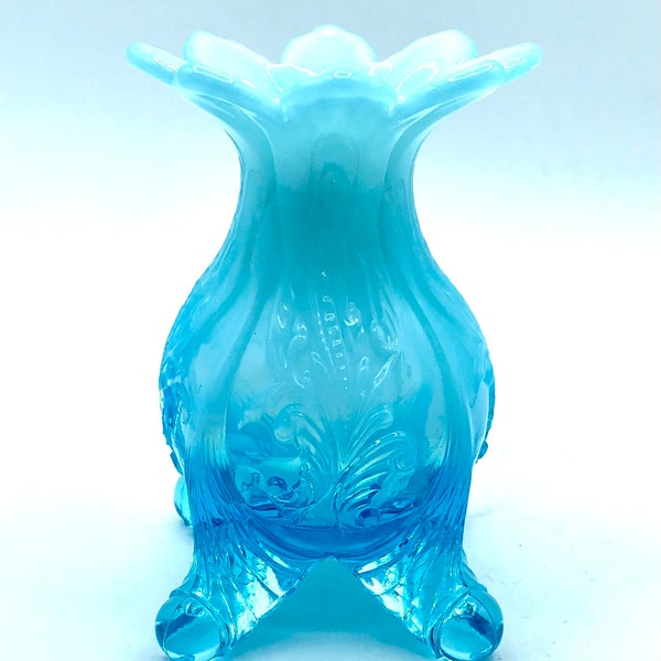 Northwood Antique Blue Opalescent Glass - Carnival Glass