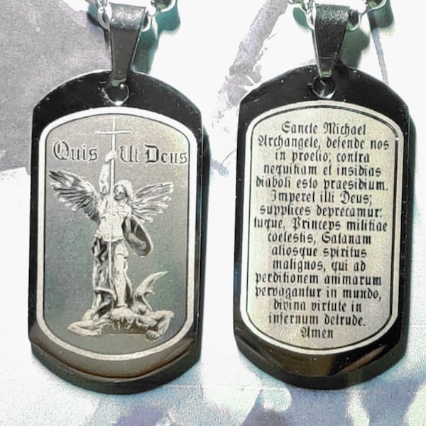 Pendant with the image of Saint Michael the Archangel.