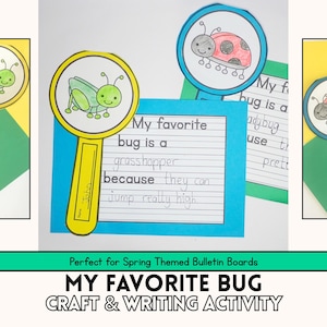 Insect and Bug Craft My Favorite Bug Is Bulletin Board Display
