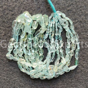 Smooth & Plain Aquamarine Stone | AAA+ Beautiful Aquamarine Beads | Natural Multi Aquamarine Gemstone | Aquamarine Plain Nuggets Shape Beads