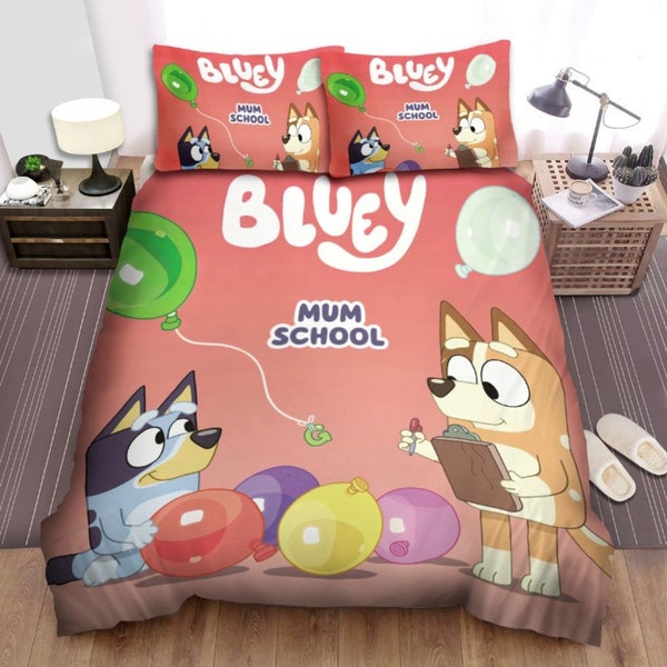 Bluey Bed Decor Etsy UK