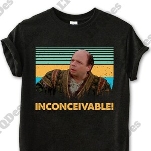 The Princess Bride Shirt, Vizzini Inconceivable Vintage T-Shirt, Movies Quote Unisex TShirt