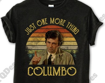 Peter Falk Just One More Thing Vintage T-Shirt, Movie Quote Unisex T Shirt