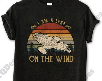 Hoban Washburne I Am A Leaf On The Wind Vintage T-Shirt, Movies Quote Unisex TShirt