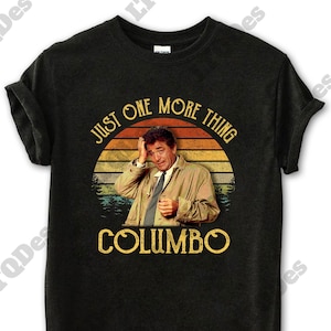 Peter Falk Just One More Thing Vintage T-Shirt, Movie Quote Unisex T Shirt