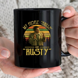 Misha Collins My People Skills Are Rusty Vintage Coffee Mugs, Movies Quote Coffee Mugs