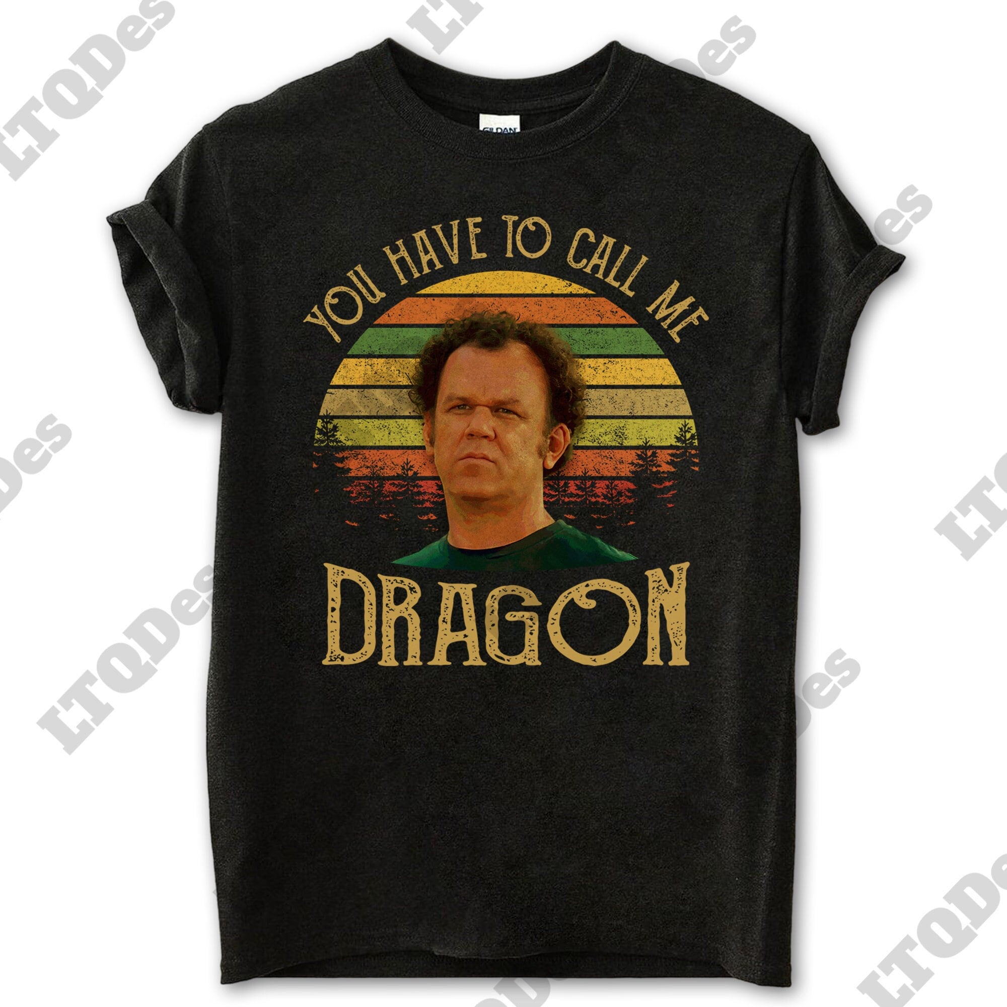 Step Brothers Shirt, Dale Doback You Have To Call Me Dragon Vintage T-Shirt, Movie Quote Unisex T Shirt