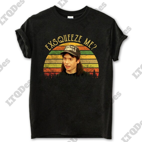 Wayne's World Shirt Wayne Campbell Exsqueeze Me Vintage - Etsy