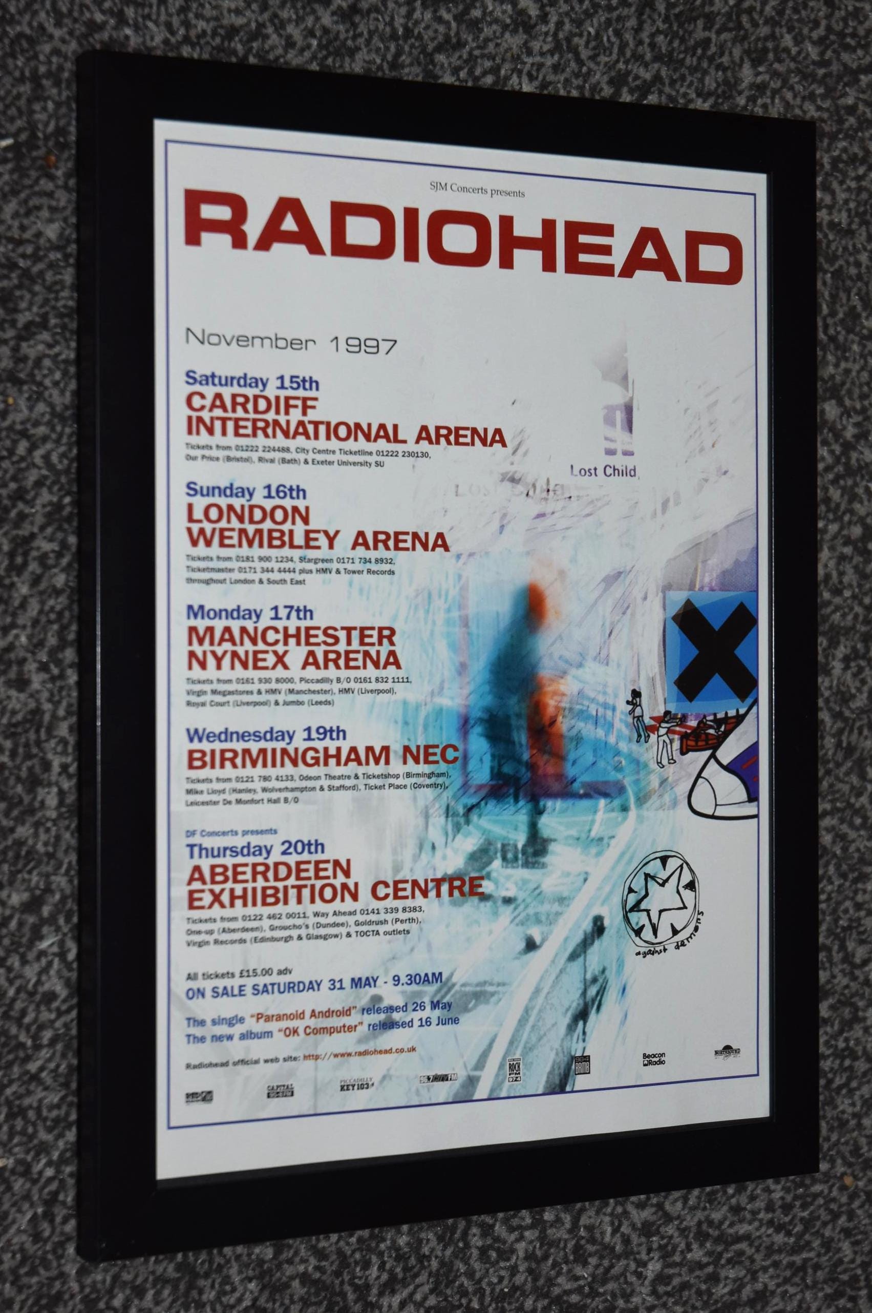 Vintage Radiohead Poster - Etsy