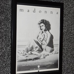 Madonna Poster Like a Virgin - Etsy
