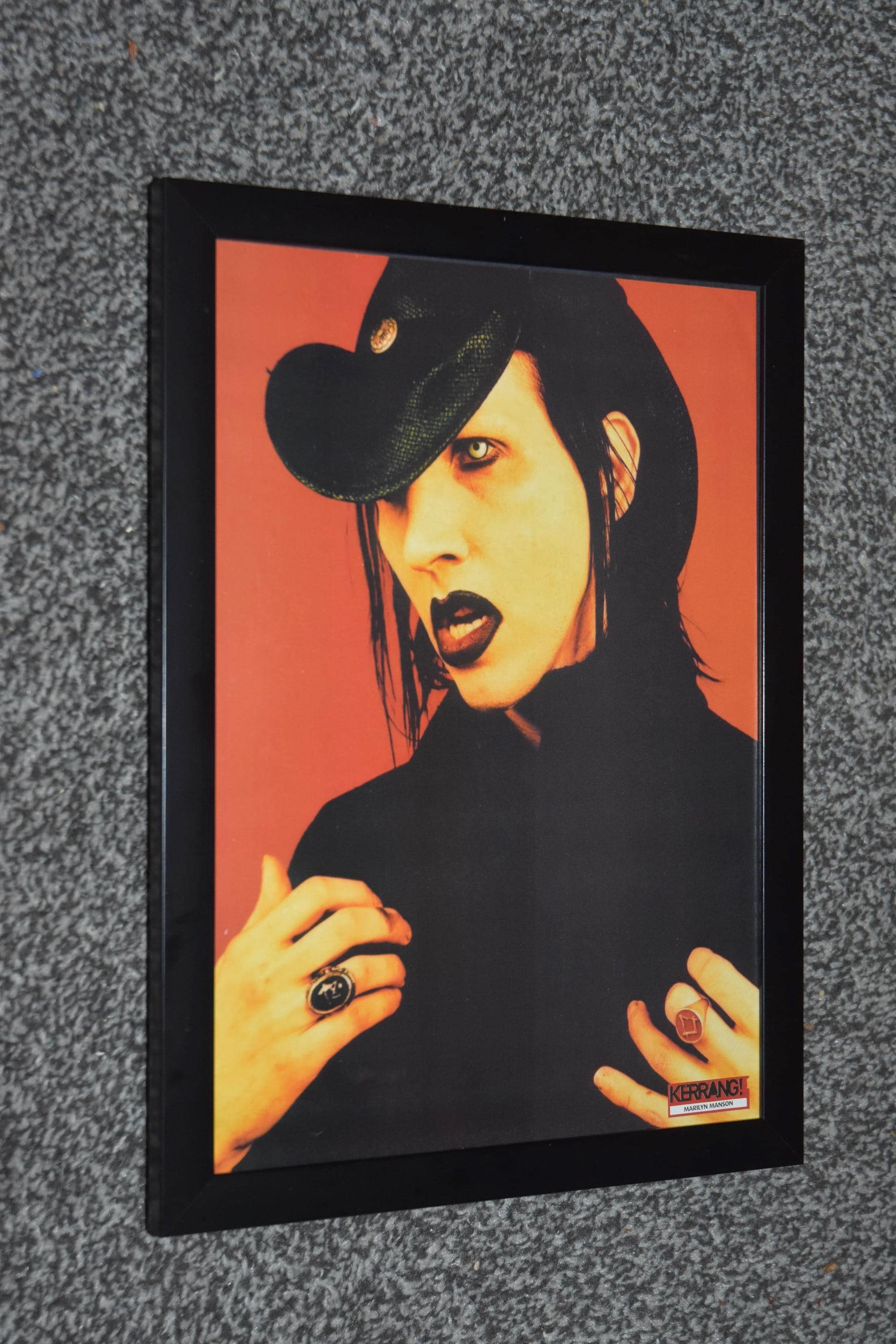 Marilyn Manson Vintage Poster - Etsy