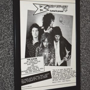 Vintage Queen Band Poster - Etsy