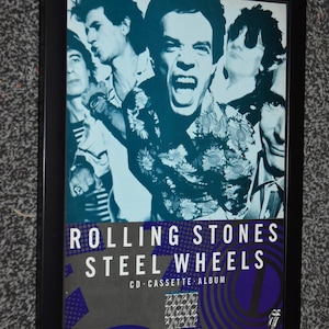Rolling Stones Steel Wheels Poster - Etsy