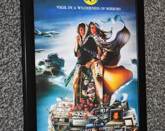 Framed original FISH marillion band Original 1990 DEBUT ALUM art Poster