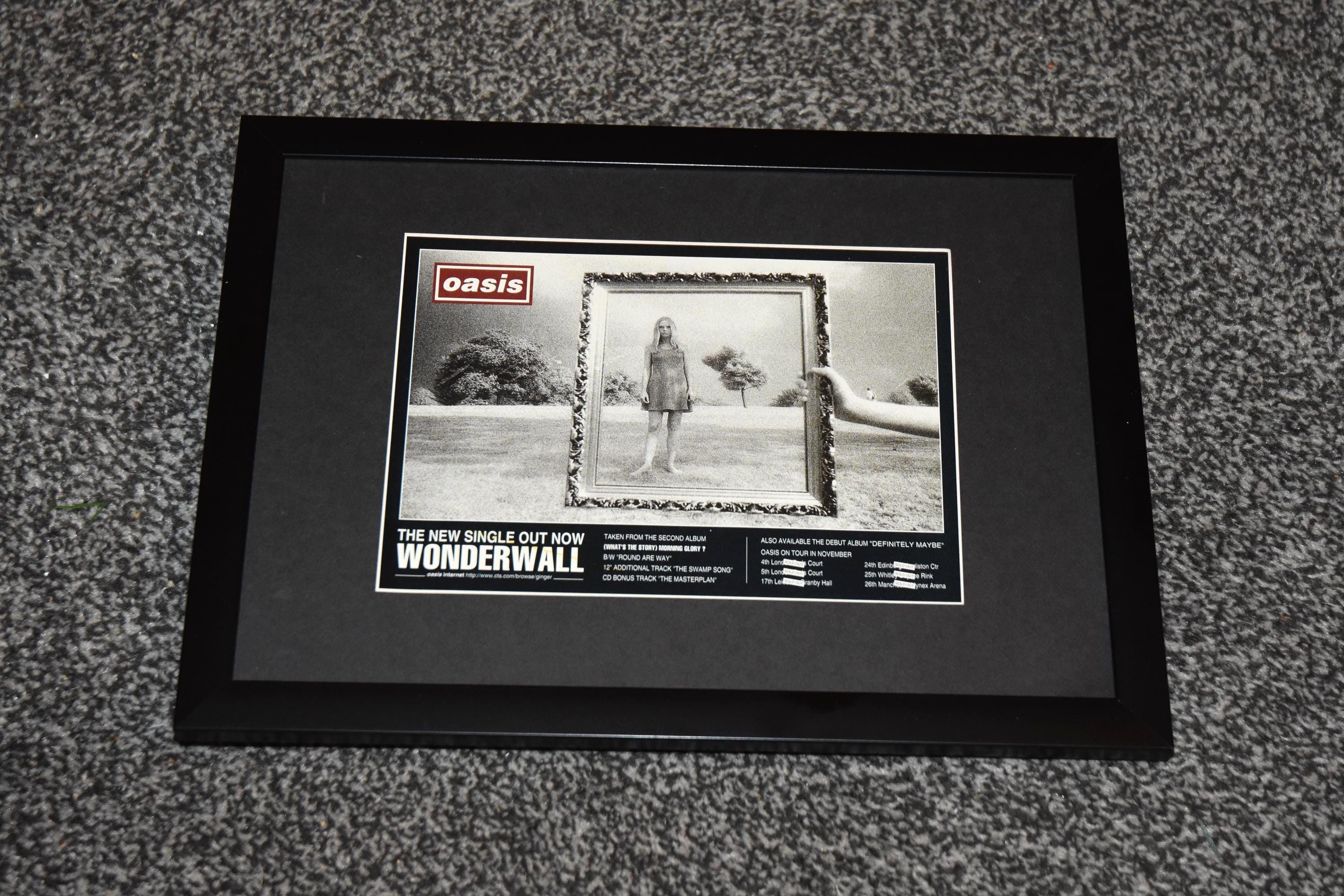 Oasis Wonderwall Vintage Poster - Etsy