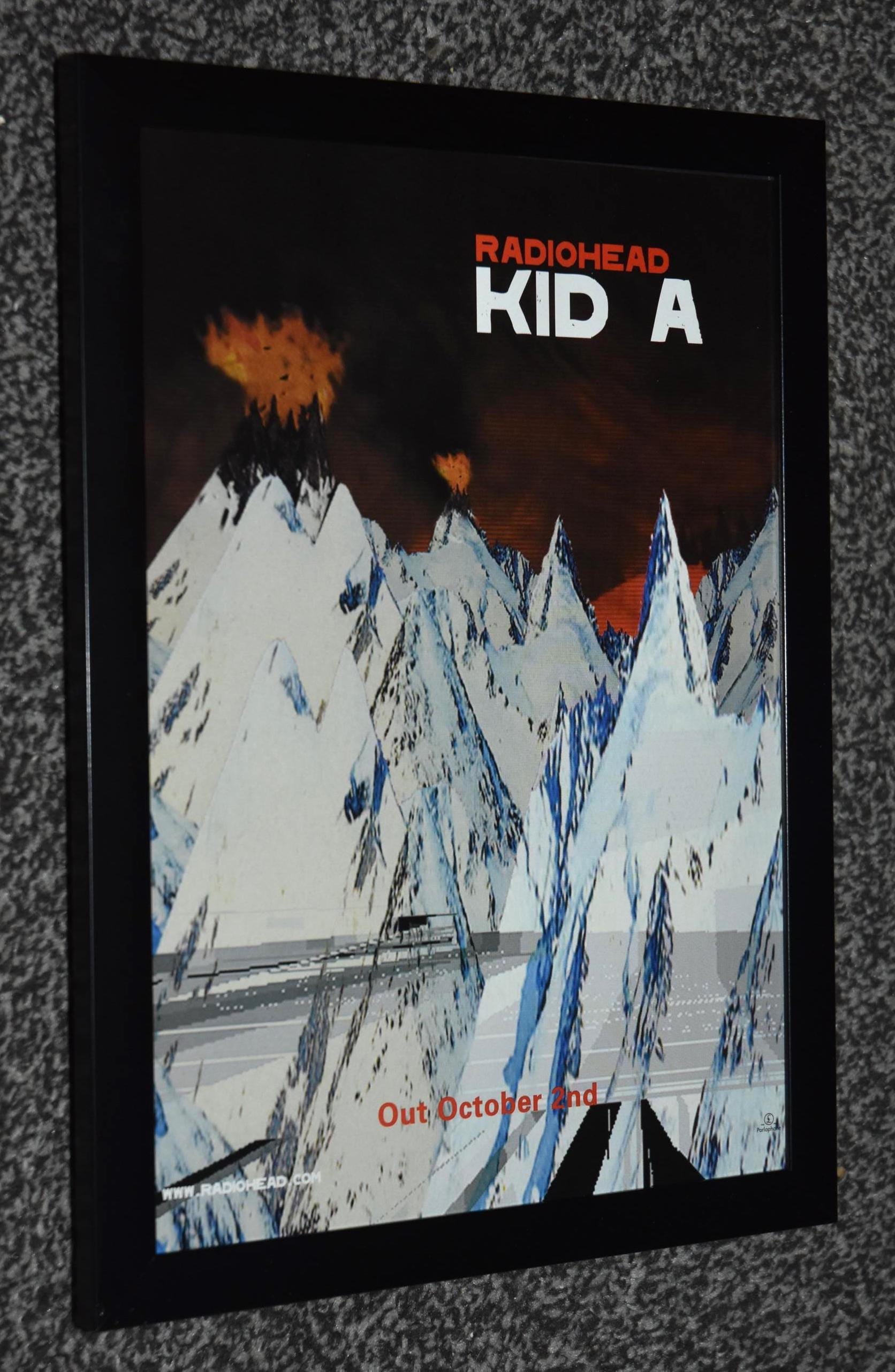 Radiohead Poster Kid A - Etsy