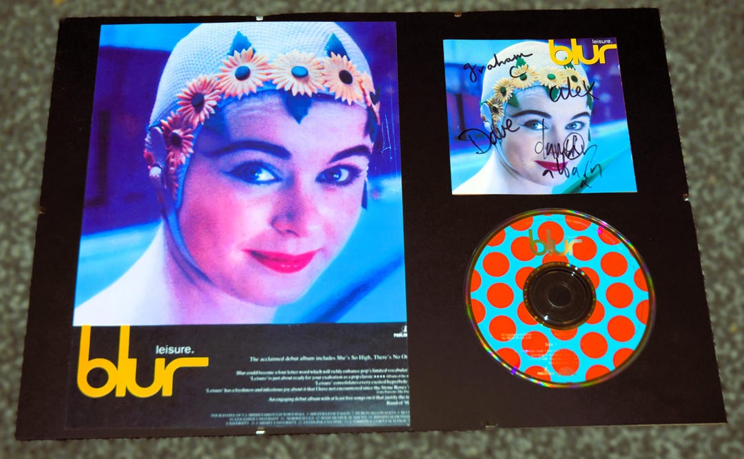 レア ブラー 直筆サイン CD blur ゴリラズ gorillaz damon レア ブラー