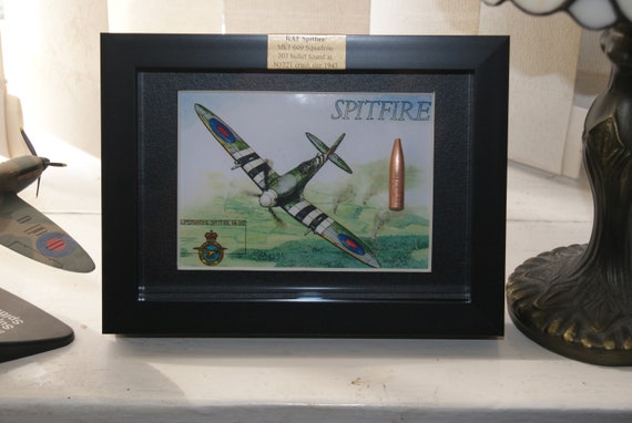 SPITFIRE mk1 Battle Of Britain aircraft WW2 raf crash 1943 original dug relic FRAMED display
