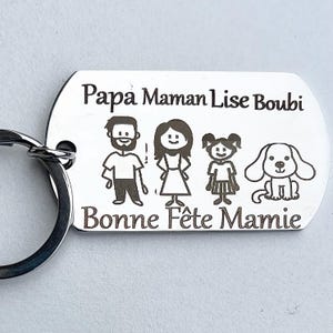Personalized Metal Keychain with the Design of Your Choice
