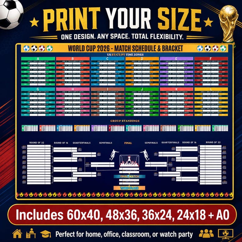 Printable Fifa World Cup Poster