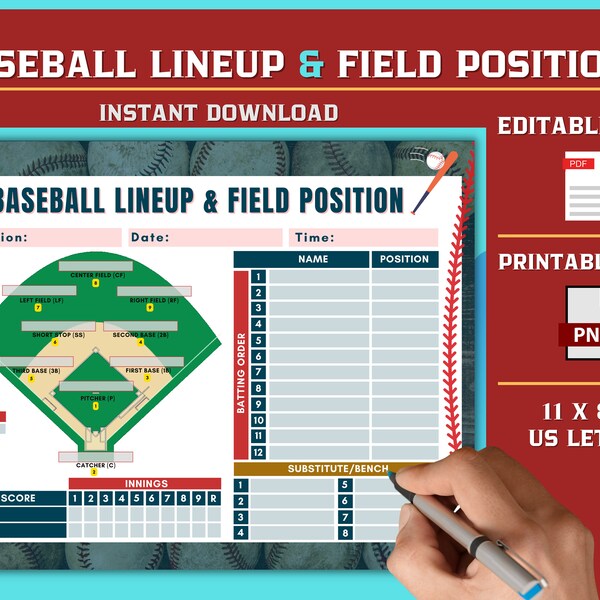 Baseball Batting Etsy