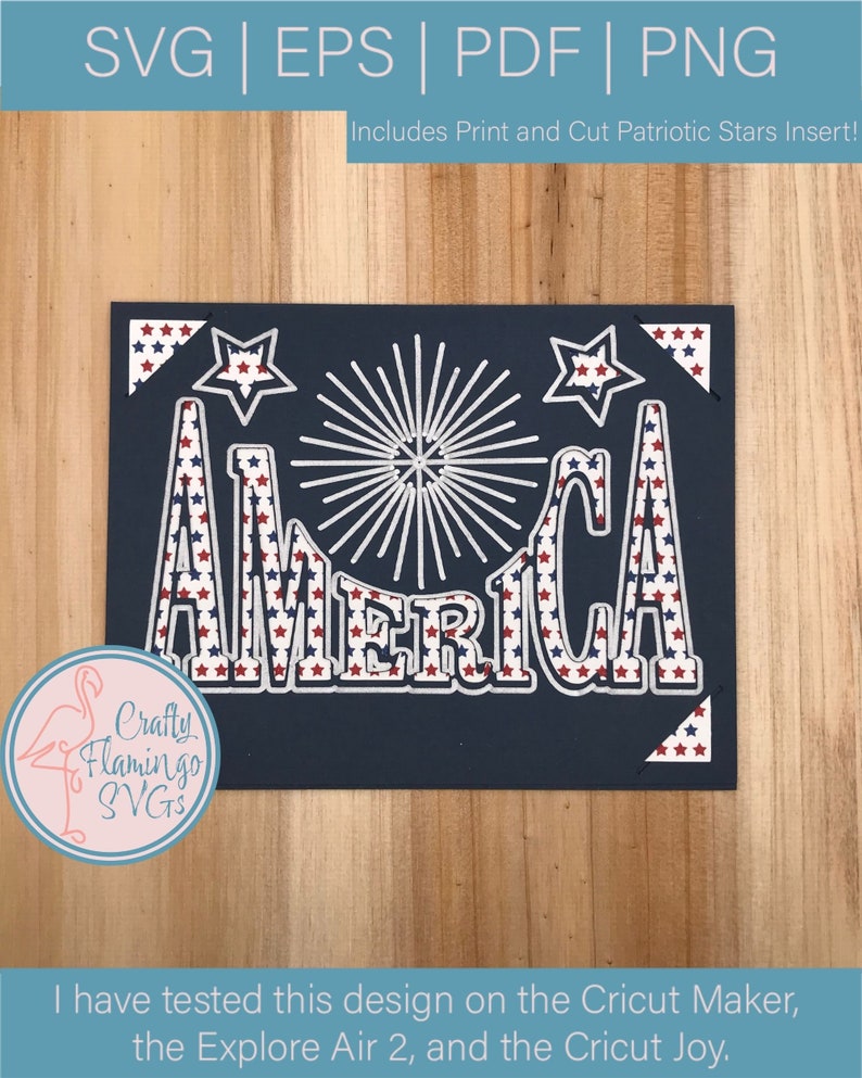 Amerika Feuerwerk Karte Mit Umschlag SVG Sommer Patriotische Karte amerika-feuerwerk-karte-mit-umschlag-svg-sommer-patriotische-karte