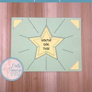 Tienes esta tarjeta, tarjeta de aliento SVG, tienes esto, tarjeta de apoyo SVG, tarjeta de aliento Cricut, tarjeta Cricut con sobre