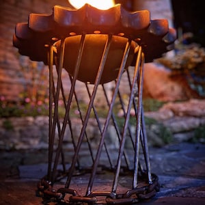 Fire Pit - Unique Custom Outdoor Fire Pit - Steel Fire Pit - Heavy Duty - Fire Pit - Heavy Fire Pit