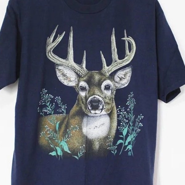 Vintage Deer Stag Wilderness T-Shirt, Deer Lovers Sweatshirt, Deer T-Shirt, Deer Shirt, Deer Sweatshirt, Gift For Her, Gift For Him