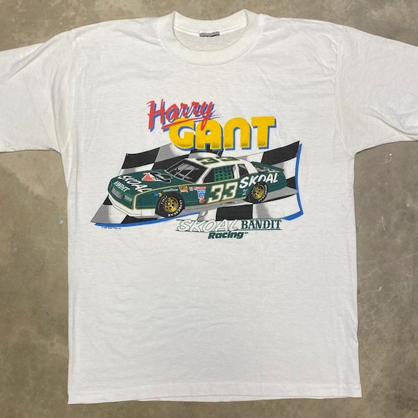 Vintage 1987 Harry Gant “The Skoal Bandit” NASCAR T-Shirt, Harry Gant Shirt, Harry Gant Sweater, Gift For Father, Gift For Mother